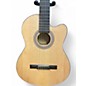 Used Lucero LC100CE natural spruce Classical Acoustic Electric Guitar