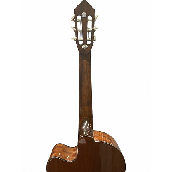 Used Lucero LC100CE natural spruce Classical Acoustic Electric Guitar