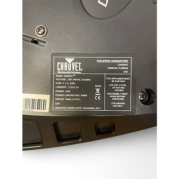 Used CHAUVET DJ derby x