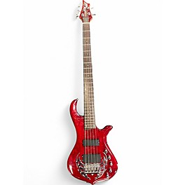 Used Traben Array Limited Trans Red Electric Bass Guitar