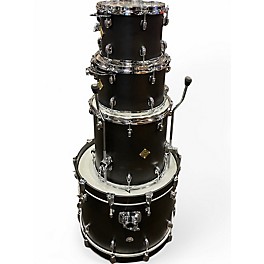 Used Dixon 4 Piece Cornerstone Black Drum Kit