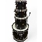 Used Dixon 4 Piece Cornerstone Black Drum Kit thumbnail