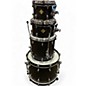 Used Dixon 4 Piece Cornerstone Black Drum Kit