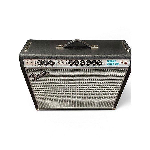 Used Fender 1968 Custom Vibrolux Reverb Tube Guitar Combo Amp
