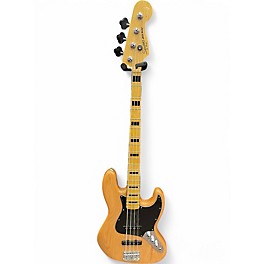 Used Squier Classic Vibe 70s Jazz Bass Natural Electric Bass Guitar