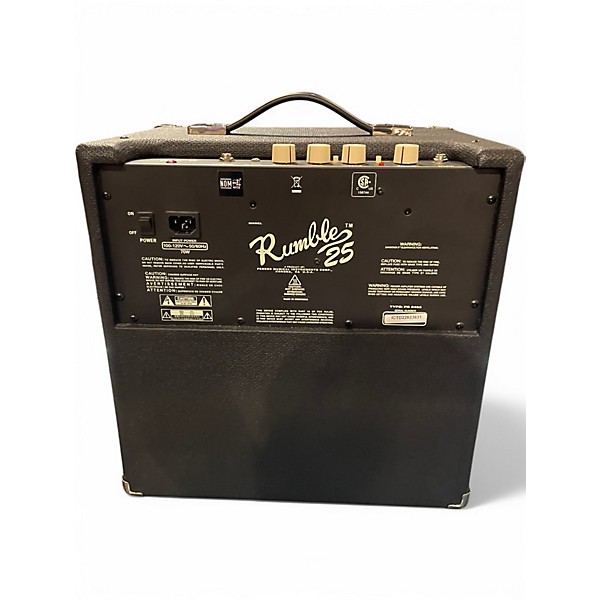 Used Fender Rumble 25 25W 1x8 Bass Combo Amp