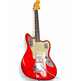 Used Squier Vintage Modified Jaguar Candy Apple Red Solid Body Electric Guitar
