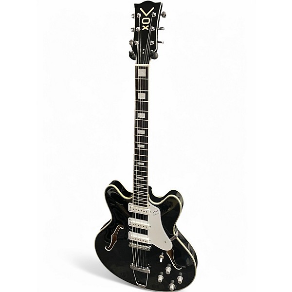 Used VOX Bobcat S66 Black Hollow Body Electric Guitar