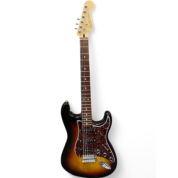 Used 2000 Fender Standard Stratocaster 3 Color Sunburst Solid Body Electric Guitar