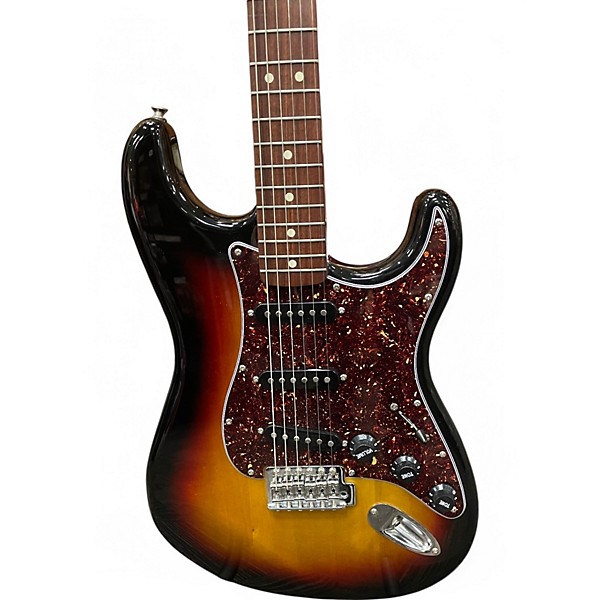 Used 2000 Fender Standard Stratocaster 3 Color Sunburst Solid Body Electric Guitar