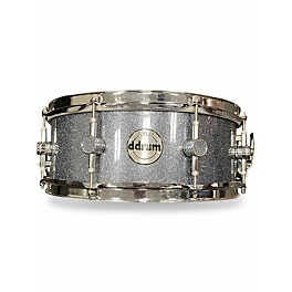 Used ddrum 5.5X14 Reflex  Silver Sparkle Drum