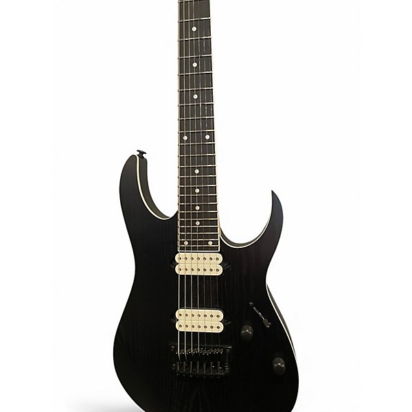 Used Ibanez RGR752AHBF Black Solid Body Electric Guitar