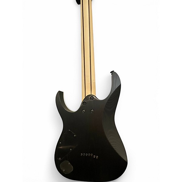 Used Ibanez RGR752AHBF Black Solid Body Electric Guitar