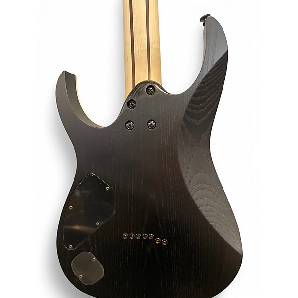 Used Ibanez RGR752AHBF Black Solid Body Electric Guitar