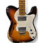 Used Fender LTD TELE THINLINE  3 Tone Sunburst Hollow Body Electric Guitar