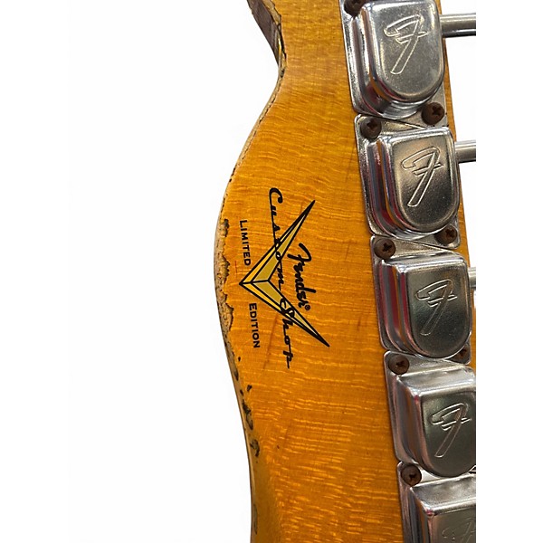 Used Fender LTD TELE THINLINE  3 Tone Sunburst Hollow Body Electric Guitar