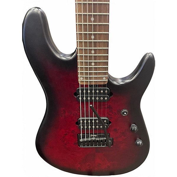 Used Sterling by Music Man CUTLASS JASON RICHARDSON SCARLET BURST Solid Body Electric Guitar
