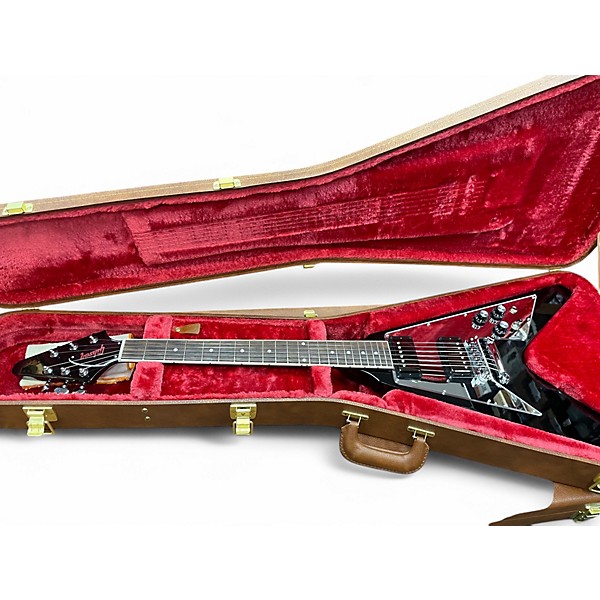 Used 2023 Gibson Flying V Black Solid Body Electric Guitar,New Products : American Fashion Style Bags On Sale