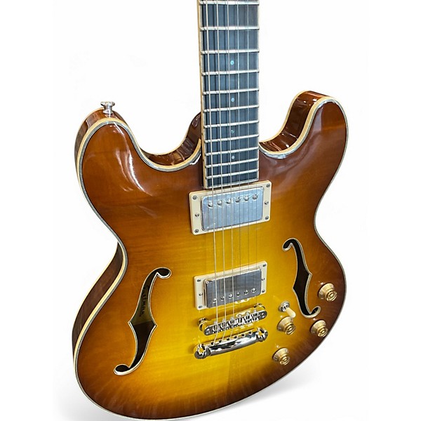 Used Eastman T185MXGB 2 Color Sunburst Hollow Body Electric Guitar