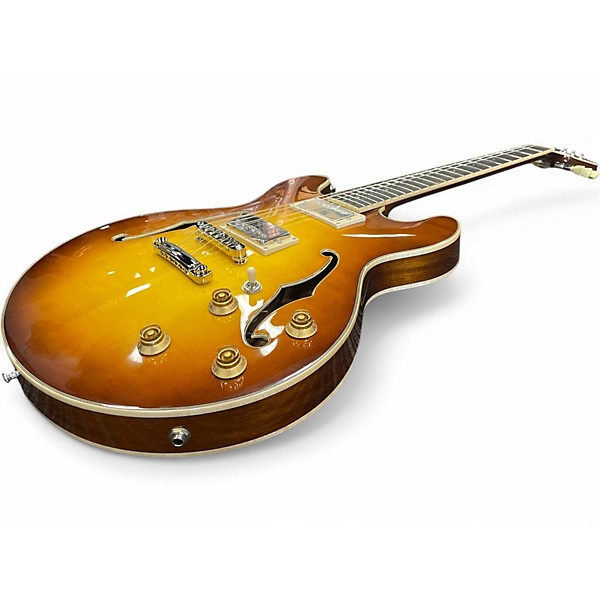 Used Eastman T185MXGB 2 Color Sunburst Hollow Body Electric Guitar