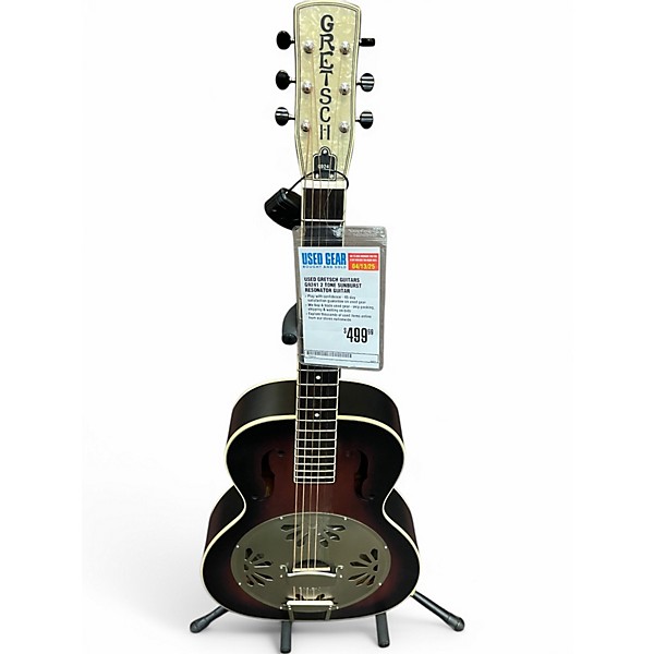 Used Gretsch Guitars G9241 2 Tone Sunburst Resonator Guitar
