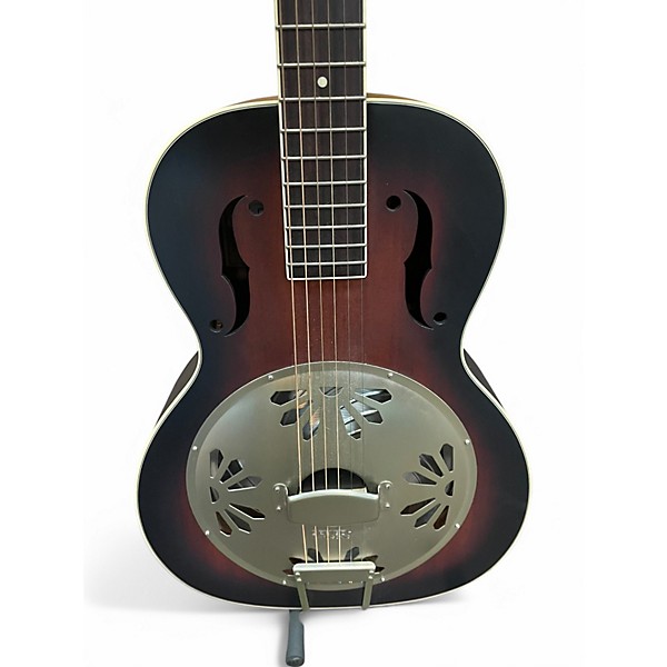 Used Gretsch Guitars G9241 2 Tone Sunburst Resonator Guitar