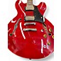 Used Wilkinson VSA500CR Cherry Hollow Body Electric Guitar