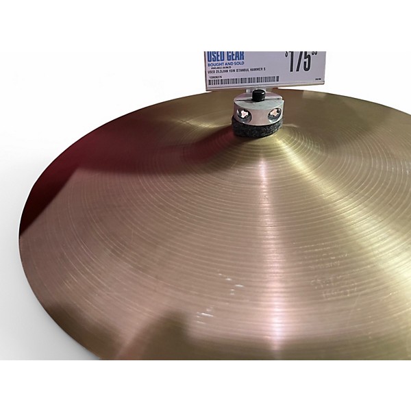 Used Zildjian 15in ISTANBUL HAMMER STAMP 1960'S Cymbal