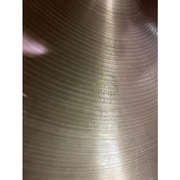 Used Zildjian 15in ISTANBUL HAMMER STAMP 1960'S Cymbal
