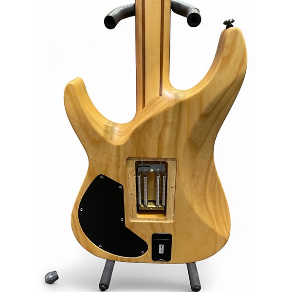 Used Schecter Guitar Research Reaper-6 Fr-S Blue Burl Burst Solid Body Electric Guitar