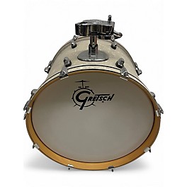 Used Gretsch Drums 4 Piece Catalina Club Jazz Series White Marine Pearl Drum Kit
