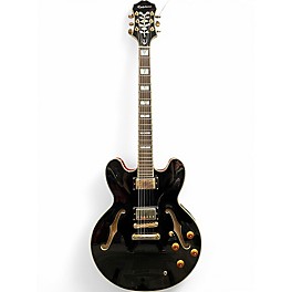 Used Epiphone SHERATON II EB Ebony Hollow Body Electric Guitar