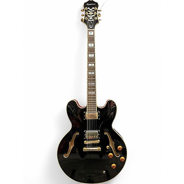 Used Epiphone Used Epiphone SHERATON II EB Ebony Hollow Body  