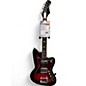 Used Silvertone 1478 Red to Black Fade Solid Body Electric Guitar thumbnail