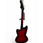 Used Silvertone 1478 Red to Black Fade Solid Body Electric Guitar