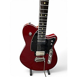 Used Reverend Reeves Gabrels Sustaniac Red Solid Body Electric Guitar