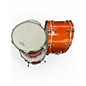 Used TAMA 4 Piece superstar classic orange sparkle Drum Kit