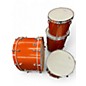 Used TAMA 4 Piece superstar classic orange sparkle Drum Kit
