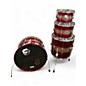 Used Pork Pie 4 Piece Hip Pig Red and Gold Duco Drum Kit thumbnail
