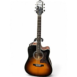 Used Epiphone DR500MCE Masterbilt Vintage Sunburst Acoustic Electric Guitar