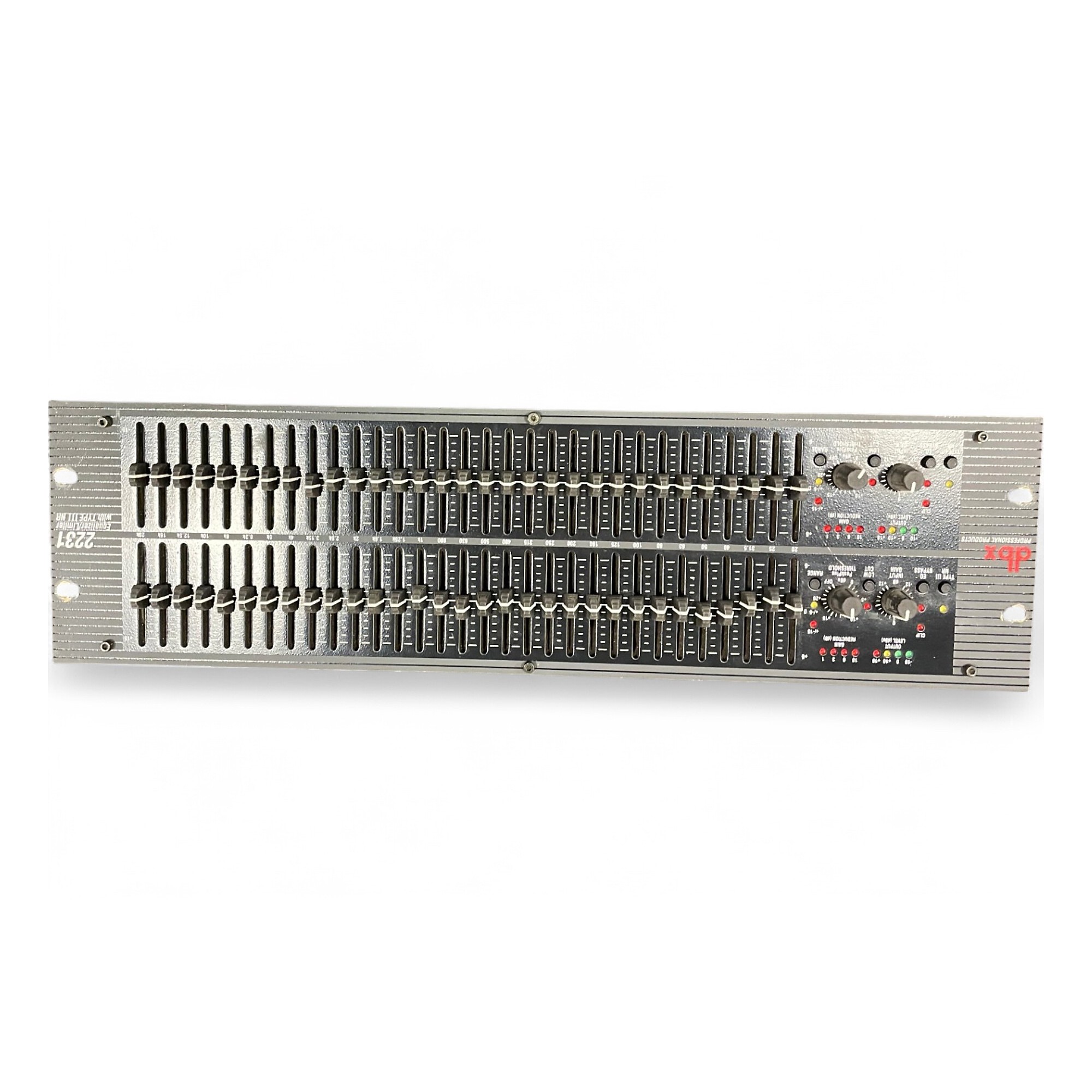 Used dbx Used dbx 2231 Dual 31-Band Graphic Equalizer Used dbx Used dbx 2231 Dual 31-Band Graphic Equalizer