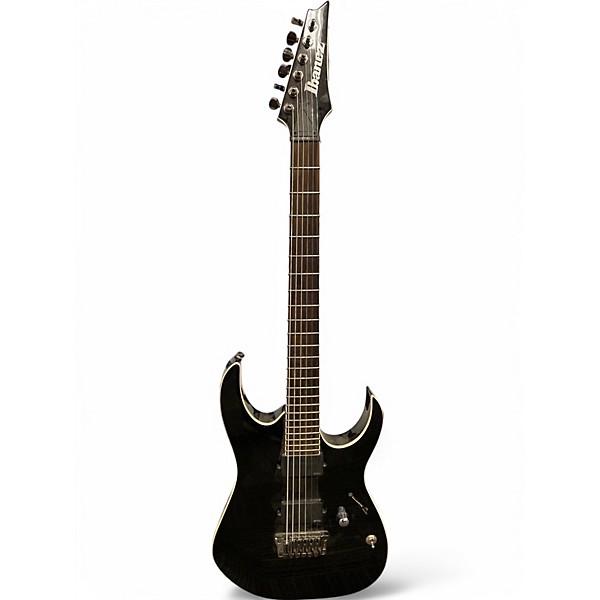 Used Ibanez Used Ibanez RGIR20FE Iron Label Black Solid Body 