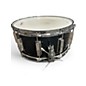 Used WFLIII Drums 6.5X14 Aluminum 6.5 x 14 Snare w/ Trick throwoff and WFL Hardware Black Galaxy Sparkle Drum