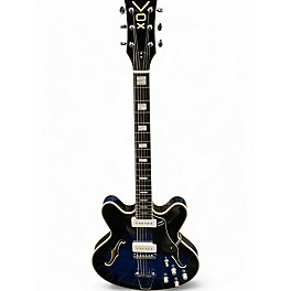 Used VOX BC-V90 Blue Hollow Body Electric Guitar