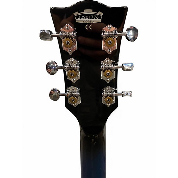 Used VOX BC-V90 Blue Hollow Body Electric Guitar