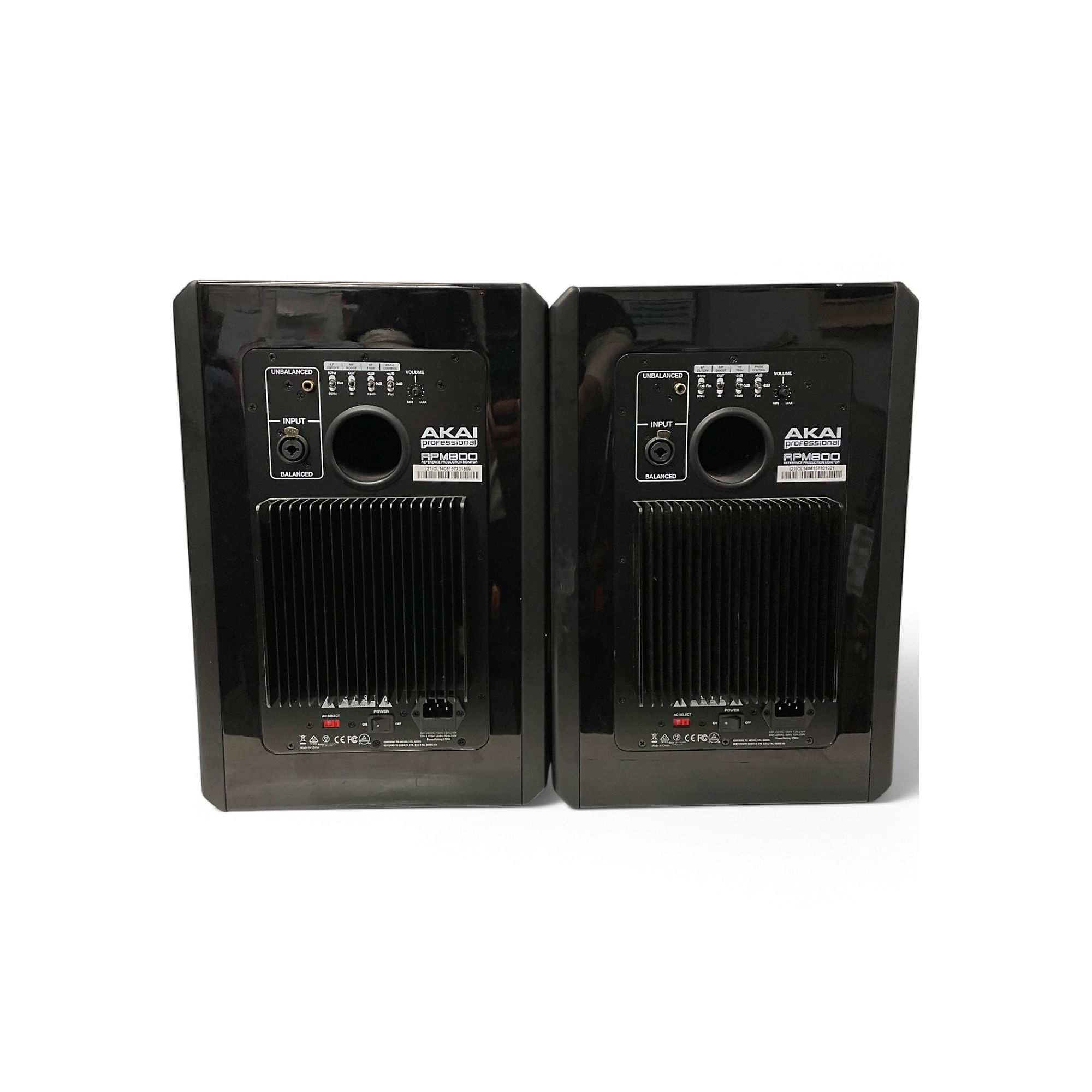 Used Akai Professional RPM800 PAIR Powered Monitor | Guitar