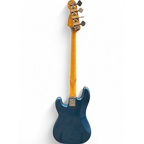 Used Fender Tony Franklin Signature Fretless Precision Bass Blue Electric Bass Guitar