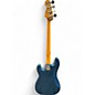 Used Fender Tony Franklin Signature Fretless Precision Bass Blue Electric Bass Guitar