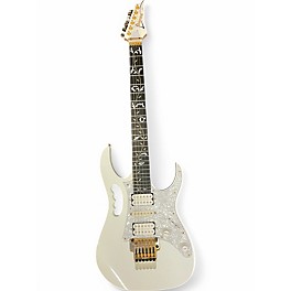 Used Ibanez JEM7V Steve Vai Signature White Solid Body Electric Guitar
