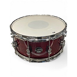 Used DW 14X6.5 Performance Series Snare antique ruby oyster Drum